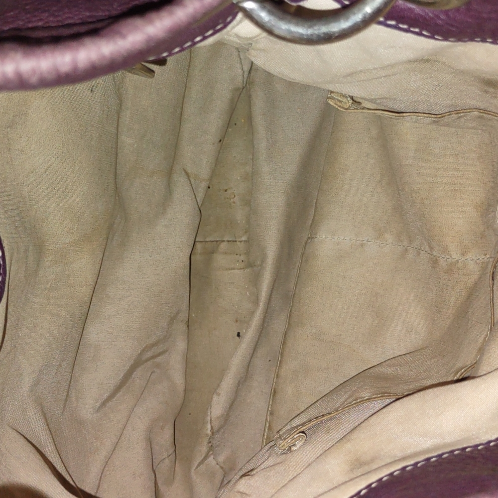 *FINAL PRICE* ROOTS Canada 'Olivia' Pebble Leather Hobo Bag - Picture 7 of 9